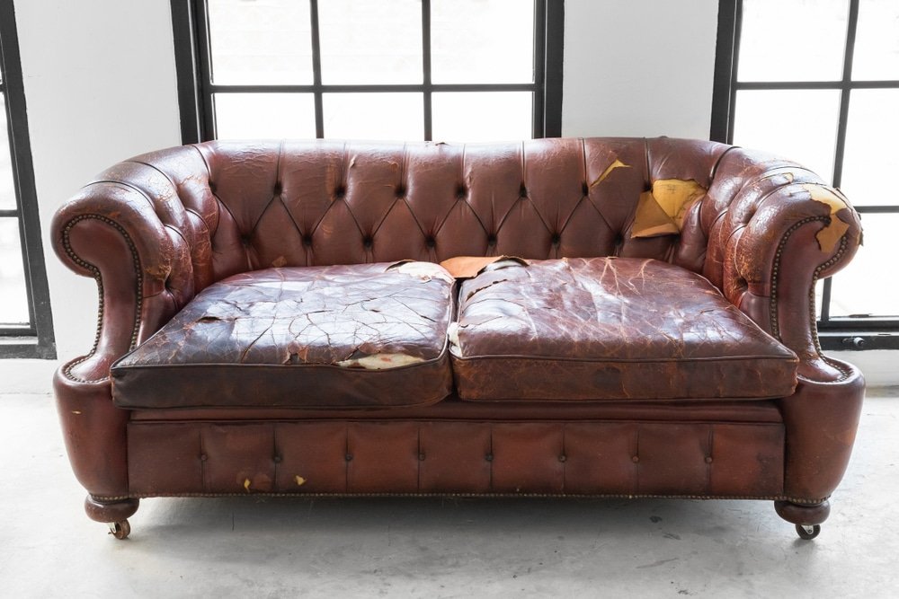 old sofa needs junk removal